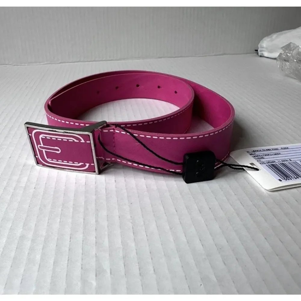 Dolce& Gabbana girl’s hot pink faux leather belt size XL
